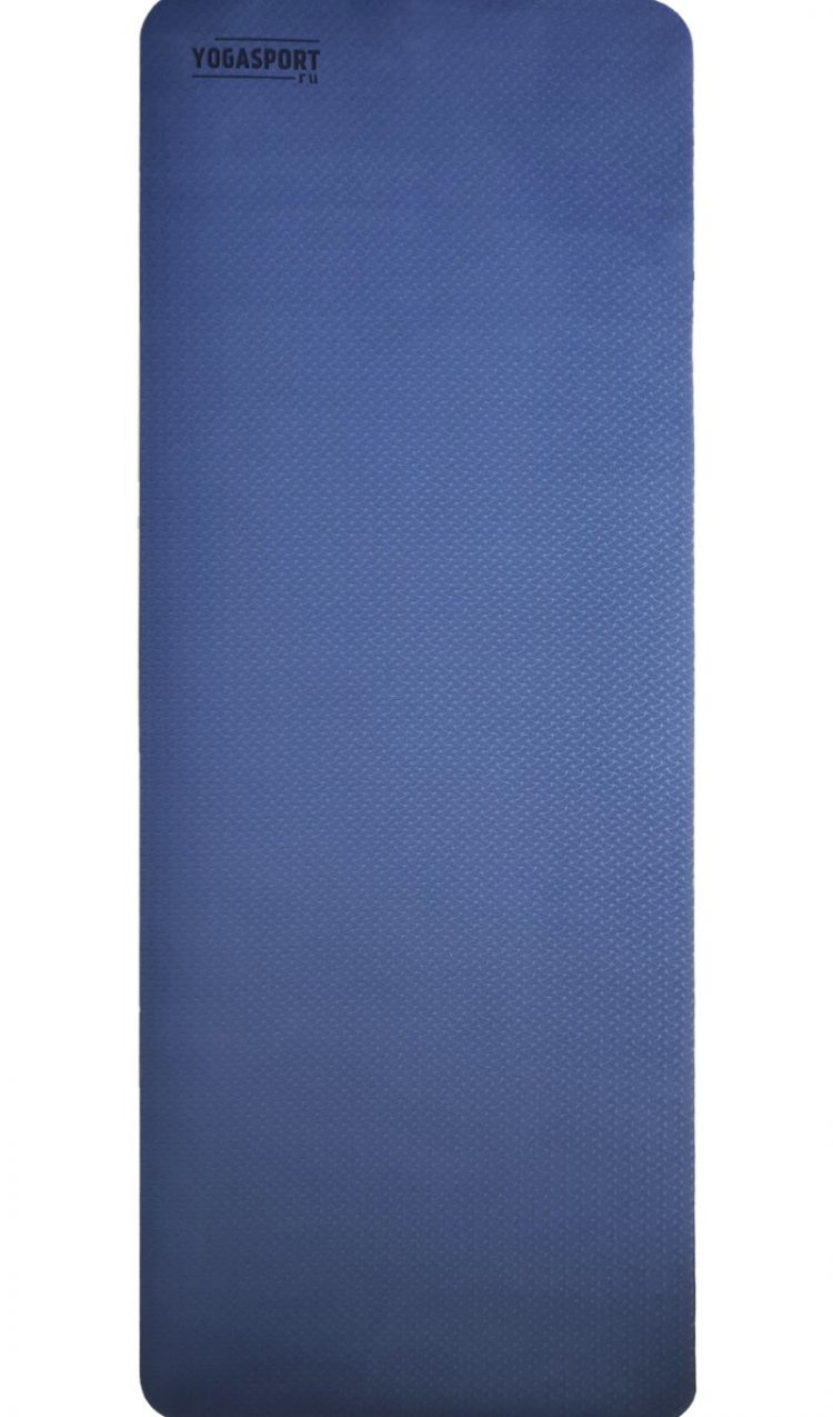 Коврик для йоги синий